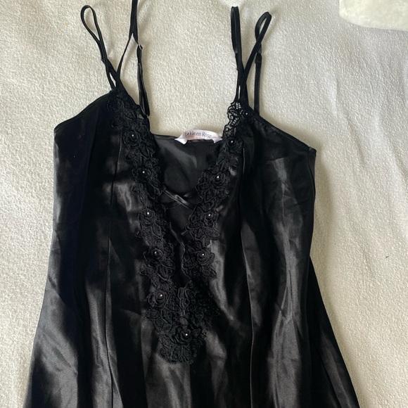 La Vie En Rose Long Silk Dress - Picture 3 of 10